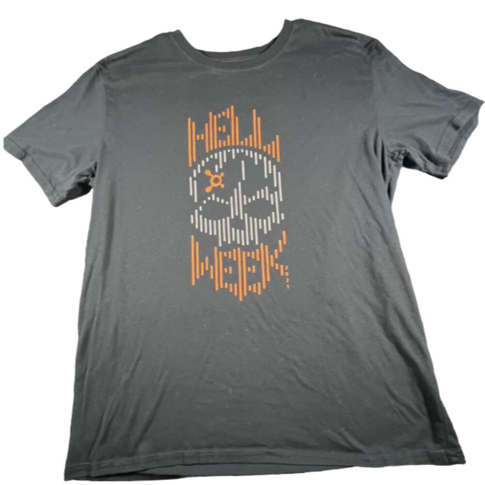Women Orangetheory Fitness SS Hell Week 2021 Graphic T-Shirt Black Size Medium